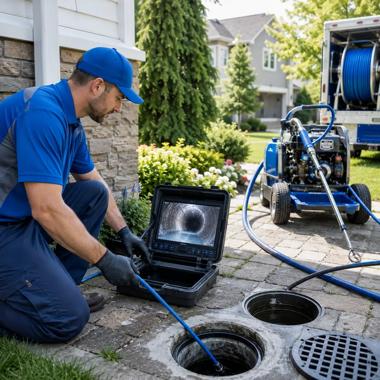 Outdoor drain cleaning professionals serving Cameron, IL